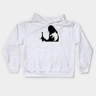 Geralt W Wolf Kids Hoodie